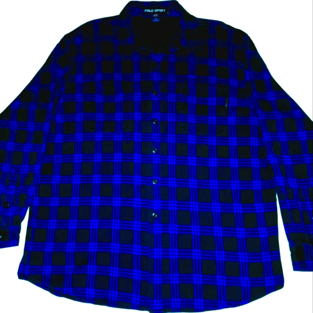 Vtg 90's Polo Sport Flannel